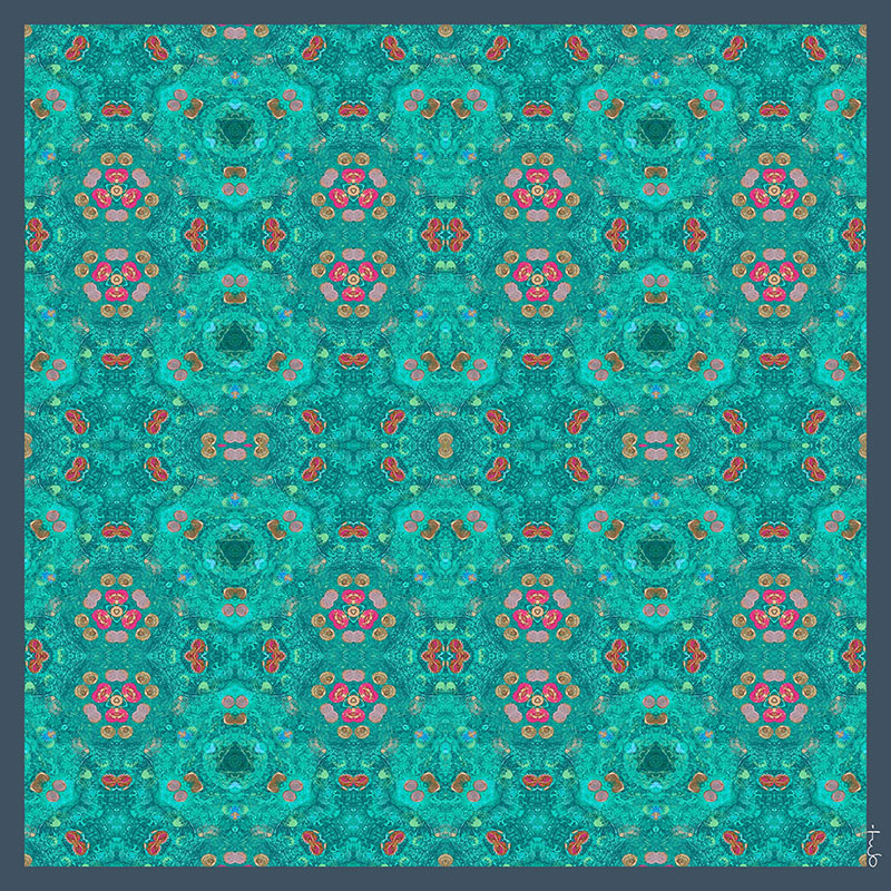 Verde Acqua - 85 X 85 cm