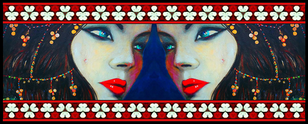 Dafne allo specchio - 165 X 65 cm